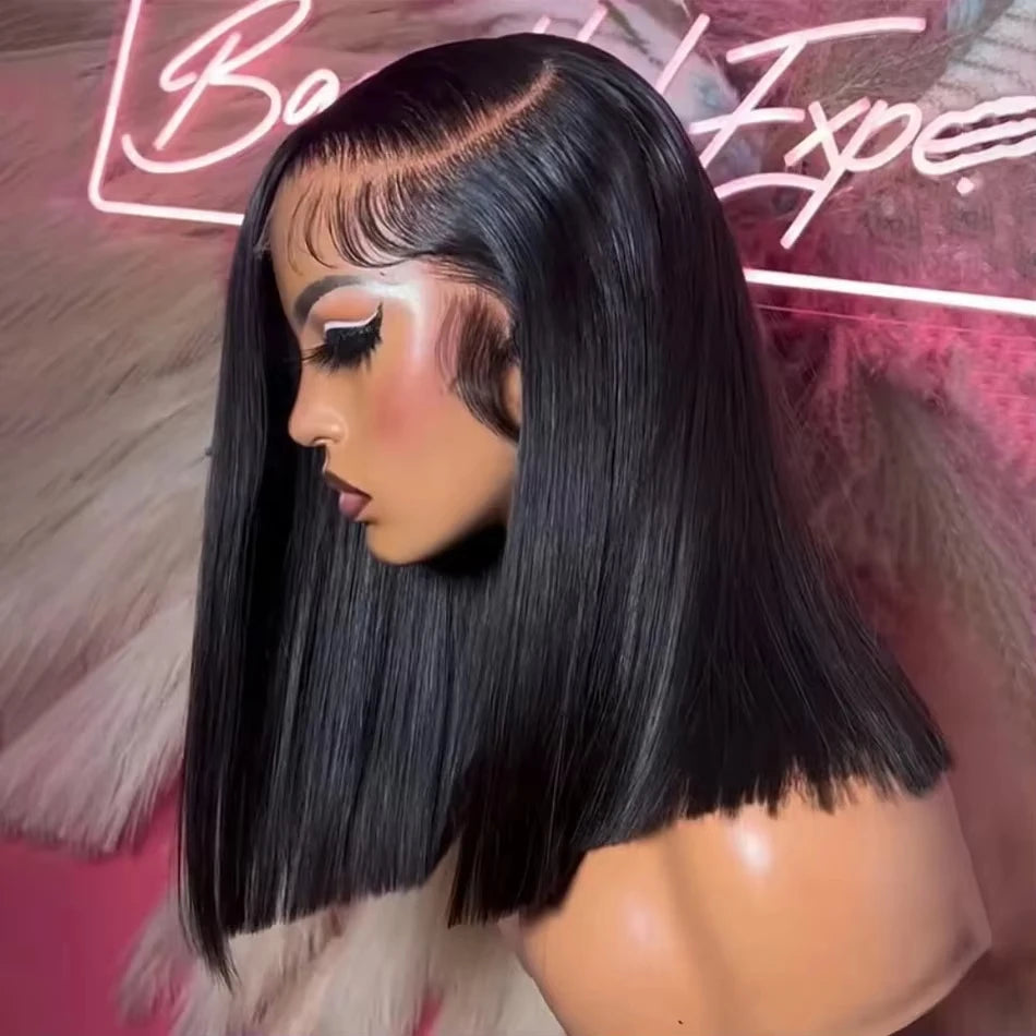 Perruque Lace Front HD Cheveux Humains Brésiliens Remy — Bob Court, Body Wave, Curly & Straight | CLEVI Paris