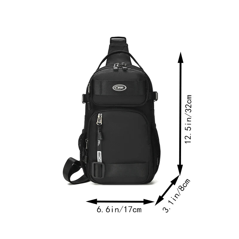 Sac Crossbody Homme Oxford Léger Grande Capacité Multiport – CLEVI Paris