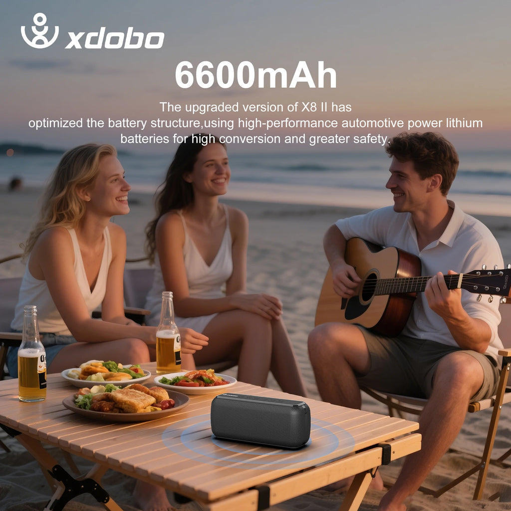 XDOBO X8 60W Enceinte Bluetooth Portable – CLEVI Paris
