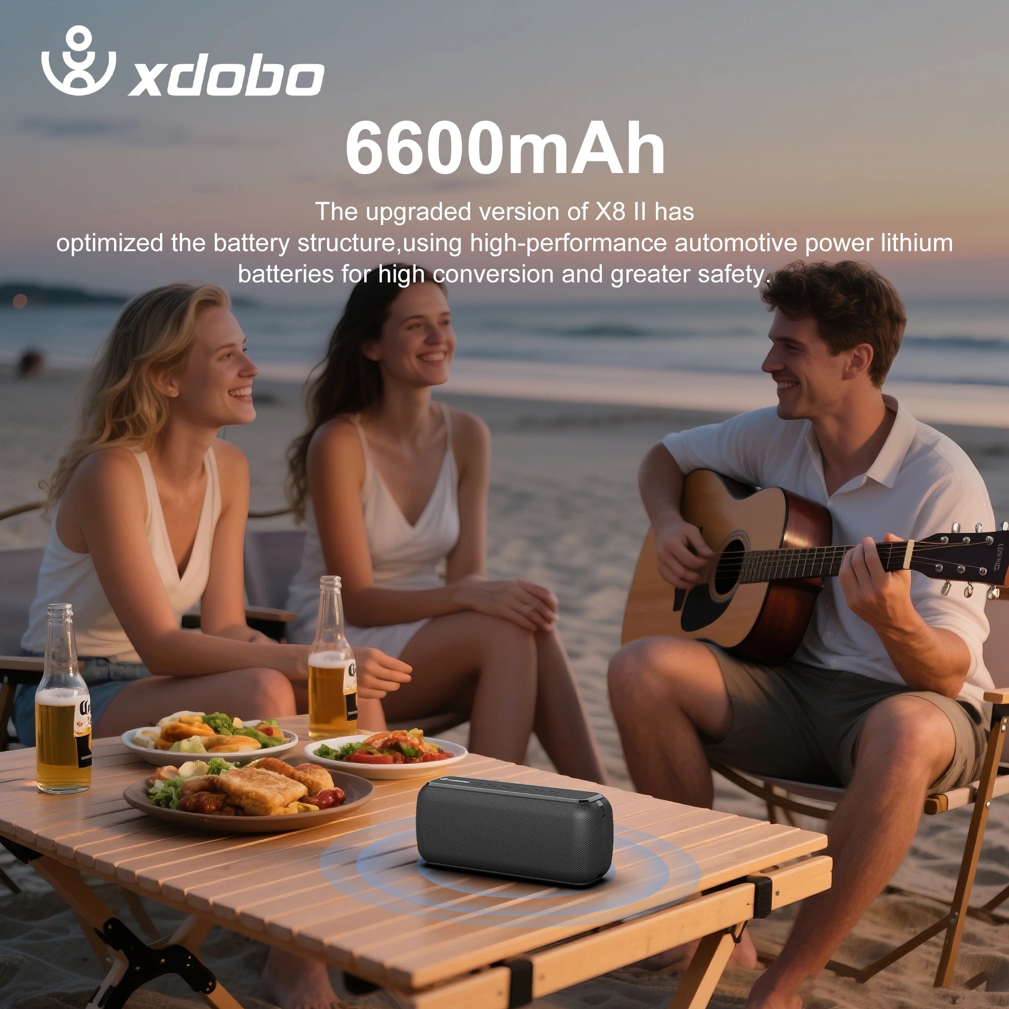 XDOBO X8 60W Enceinte Bluetooth Portable – CLEVI Paris
