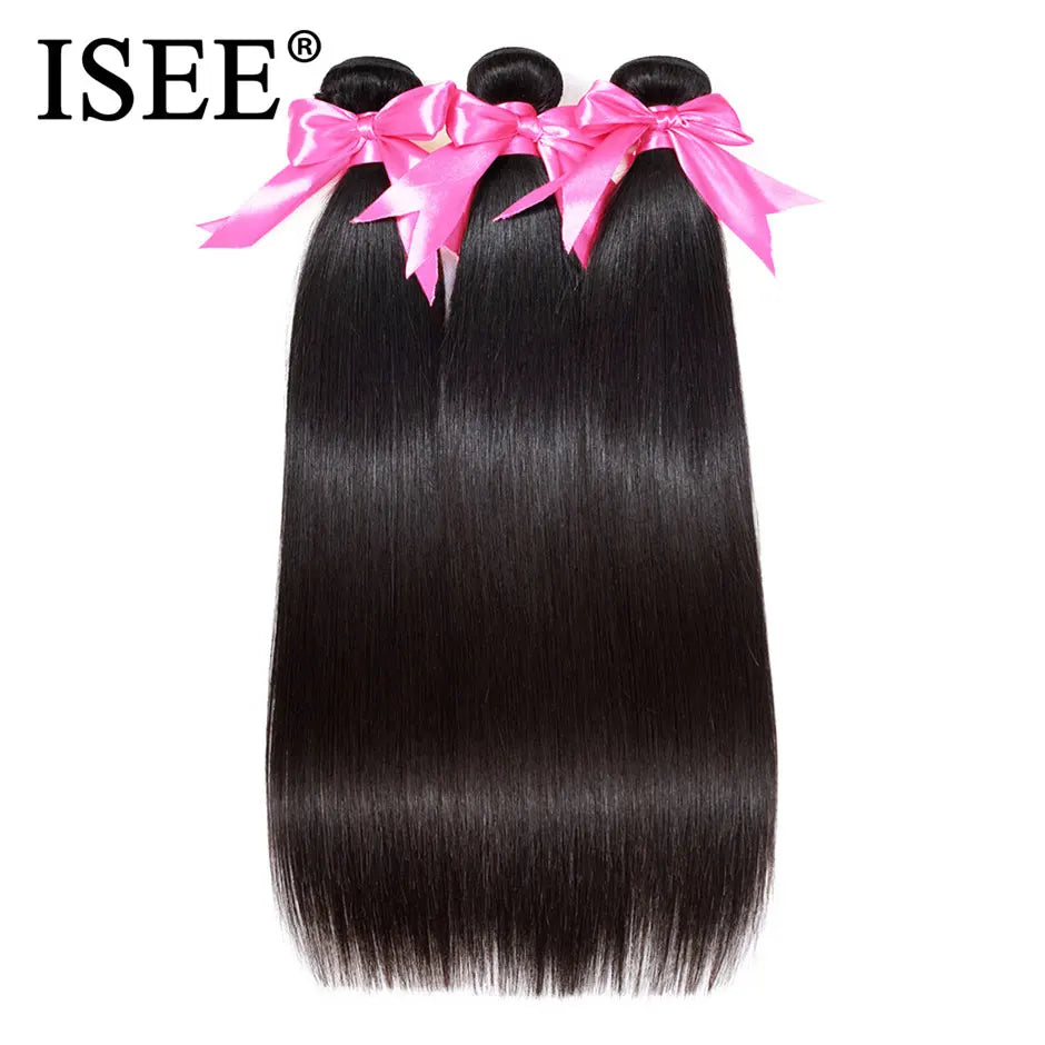 Extensions Cheveux Humains Straight Brésiliennes Remy Hair 3 Mèches – CLEVI Paris