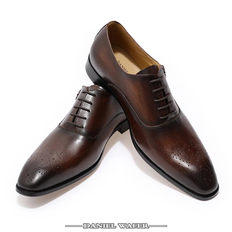 Chaussures Oxford en cuir à lacets – CLEVI Paris