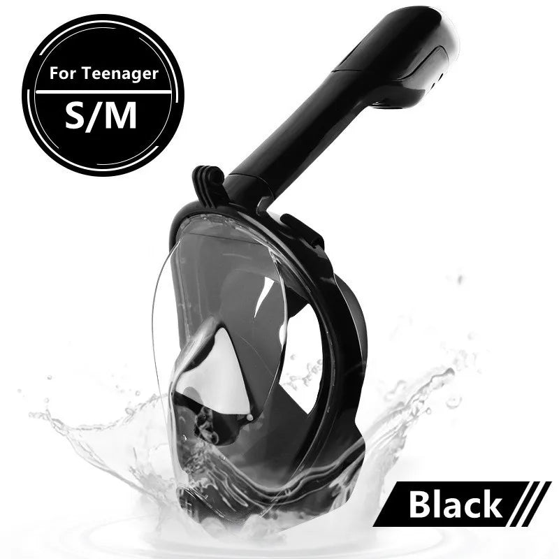 Masque de Plongée Intégral Anti-buée XIAOTREE – Snorkeling Adultes & Enfants – CLEVI Paris