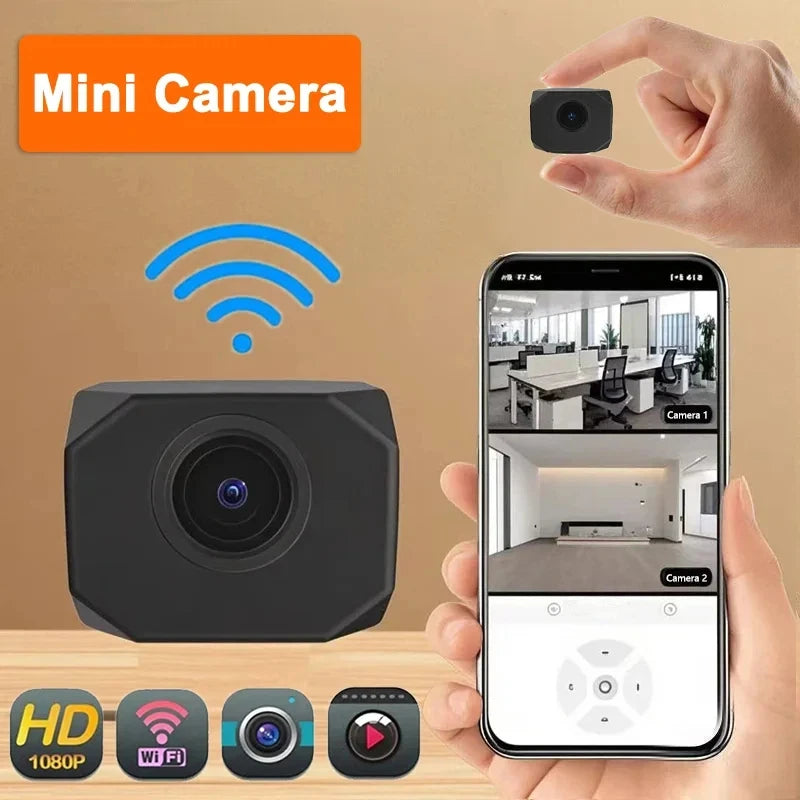 Mini Caméra WiFi DIXSG 1080P HD Hotspot AP Surveillance Maison Portable – CLEVI Paris