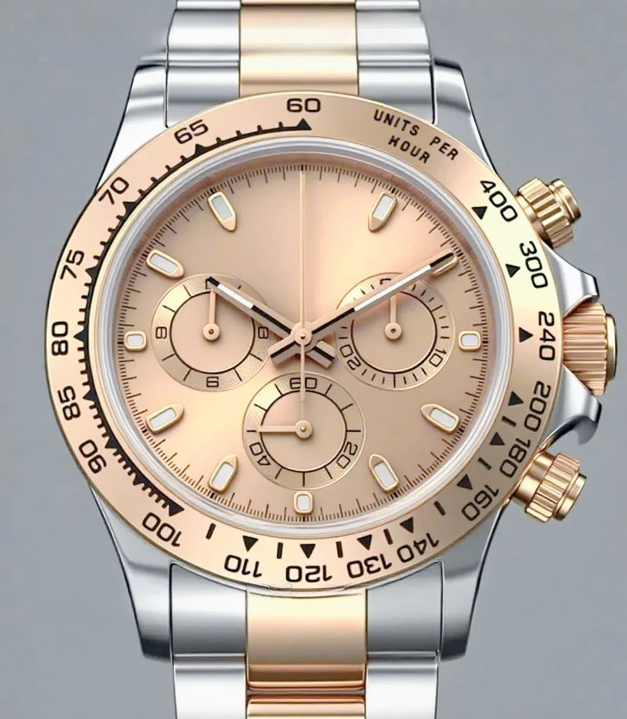 Montre Automatique Homme Acier Inoxydable 904L Calendrier Lumineuse – CLEVI Paris