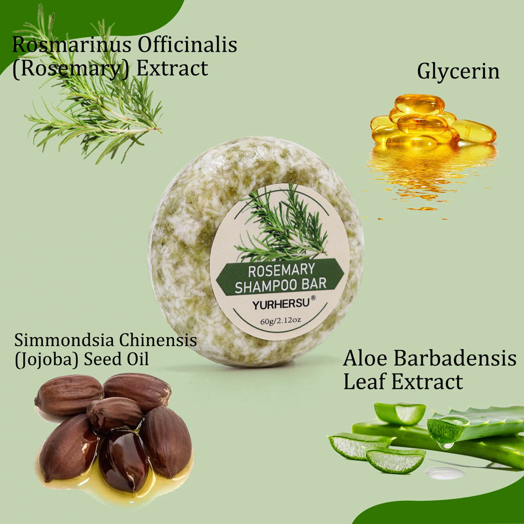Shampoing Solide au Romarin Nourrissant & Réparateur — CLEVI Paris