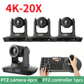 Caméra PTZ 4K SGSHIXV – Suivi IA 20x Zoom Optique Capteur Sony 8MP HDMI USB LAN PoE Conférence Diffusion Live – CLEVI Paris