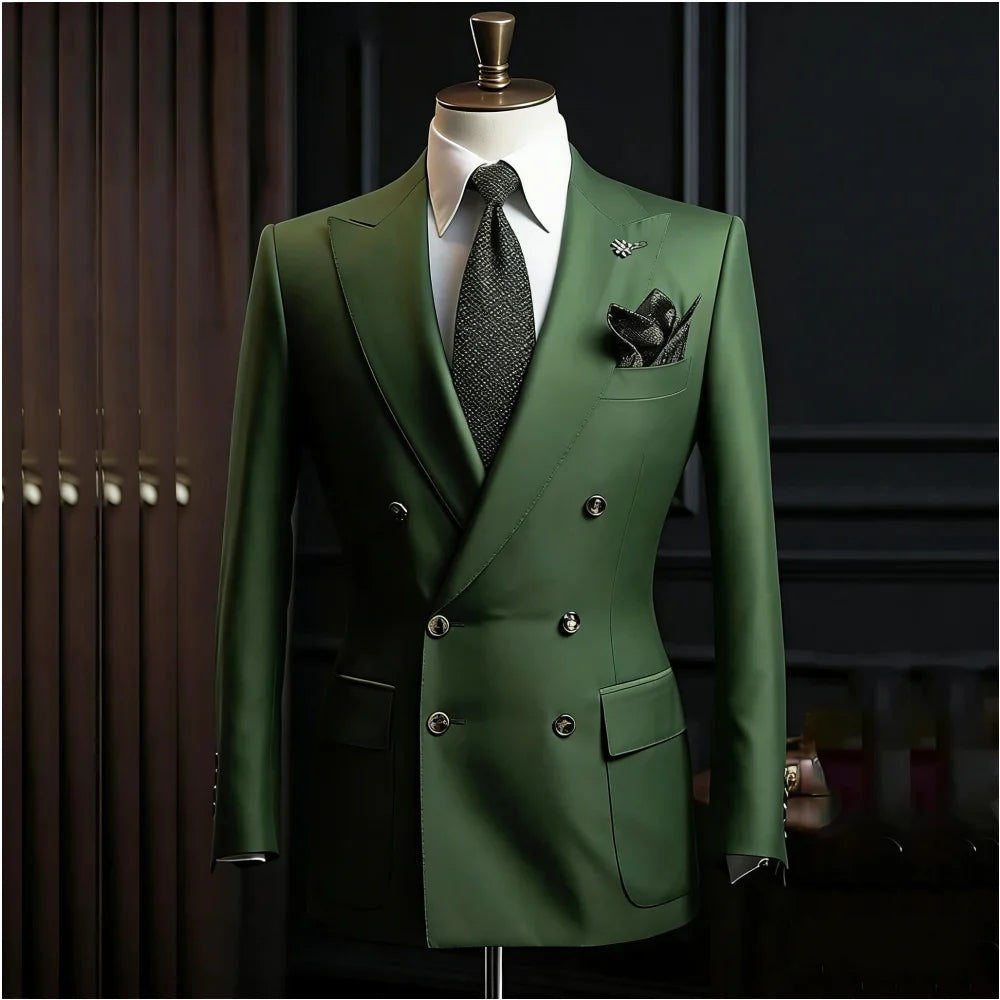 Costume homme 2 pièces à double boutonnage – CLEVI Paris