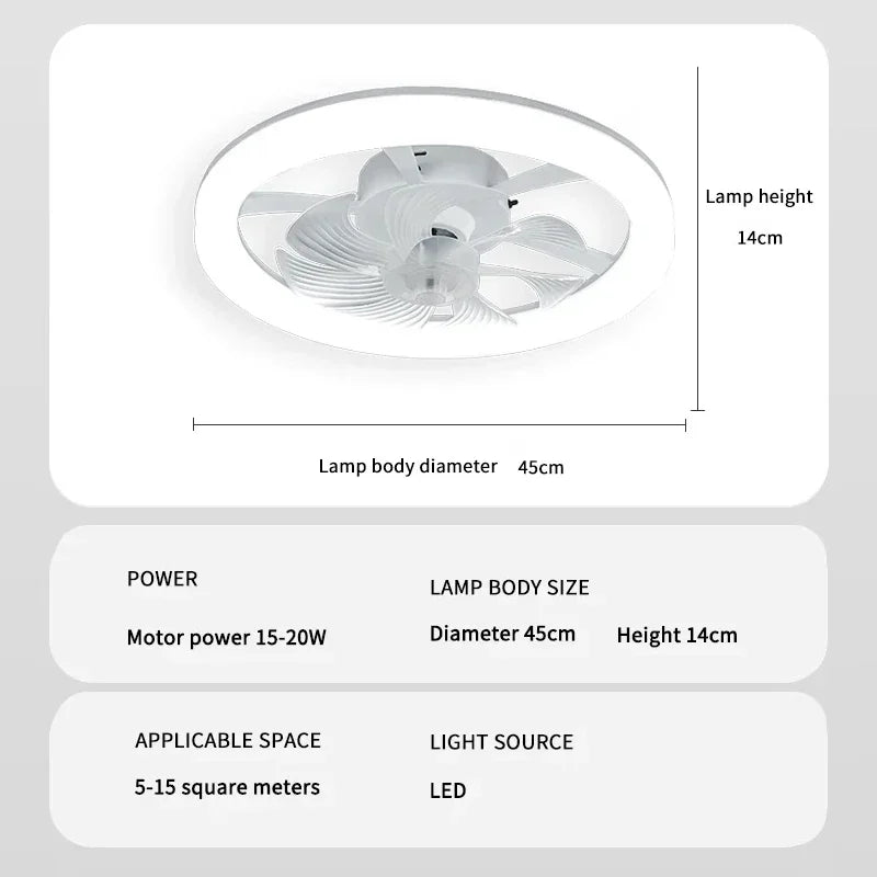 Plafonnier ventilateur avec télécommande – CLEVI Paris