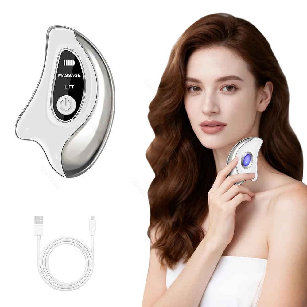 Gua Sha électrique chauffant et vibrant – CLEVI Paris