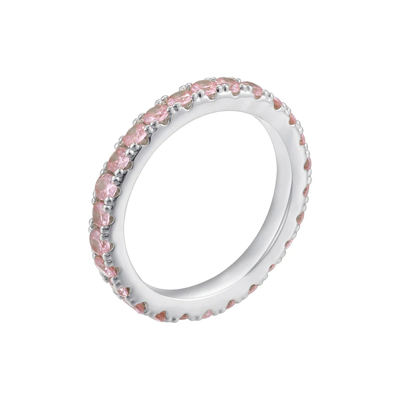 Bague Couple ZHUKOU Style Coréen Pierre CZ Plaqué Or 18K Unisexe Tailles 6-7-8 – CLEVI Paris
