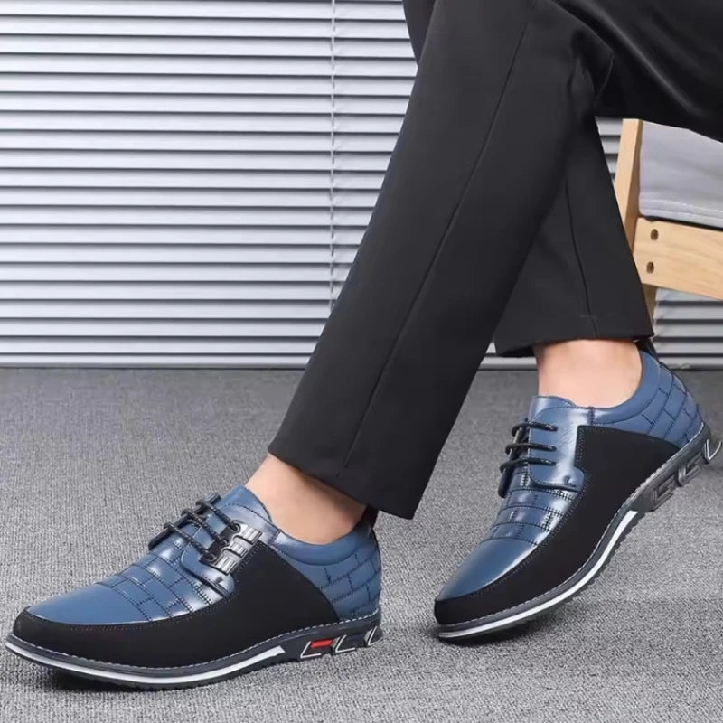 Chaussures Casual Homme PU Cuir Lacets Respirant Grande Taille | Business & Casual EU 38-50