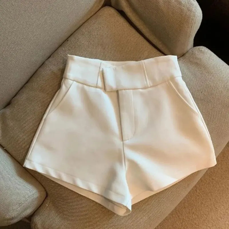 Short Femme Taille Haute à Sequins | Coupe A-Line Casual Polyester – CLEVI Paris