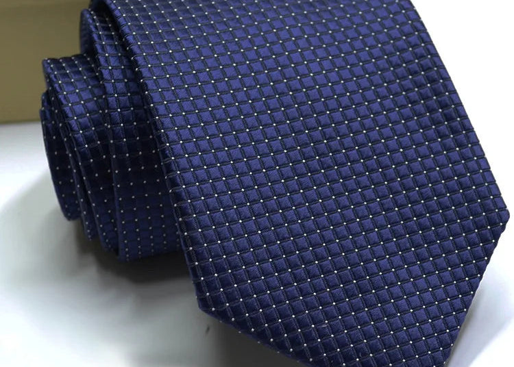 Cravate homme motifs variés 7–8 cm – CLEVI Paris