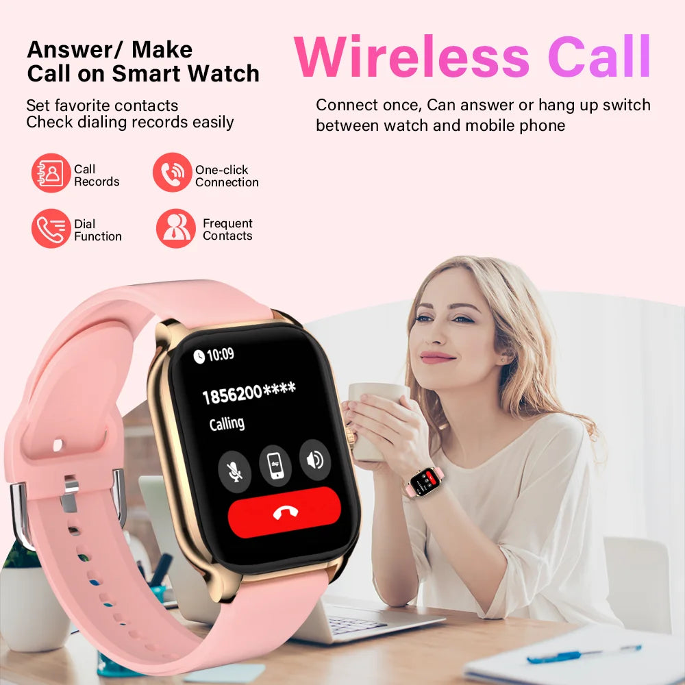 LAXASFIT H9 Plus Montre Connectée Sport — Écran 2.01" HD, Bluetooth, Appels, Cardio, SpO2 | CLEVI Paris