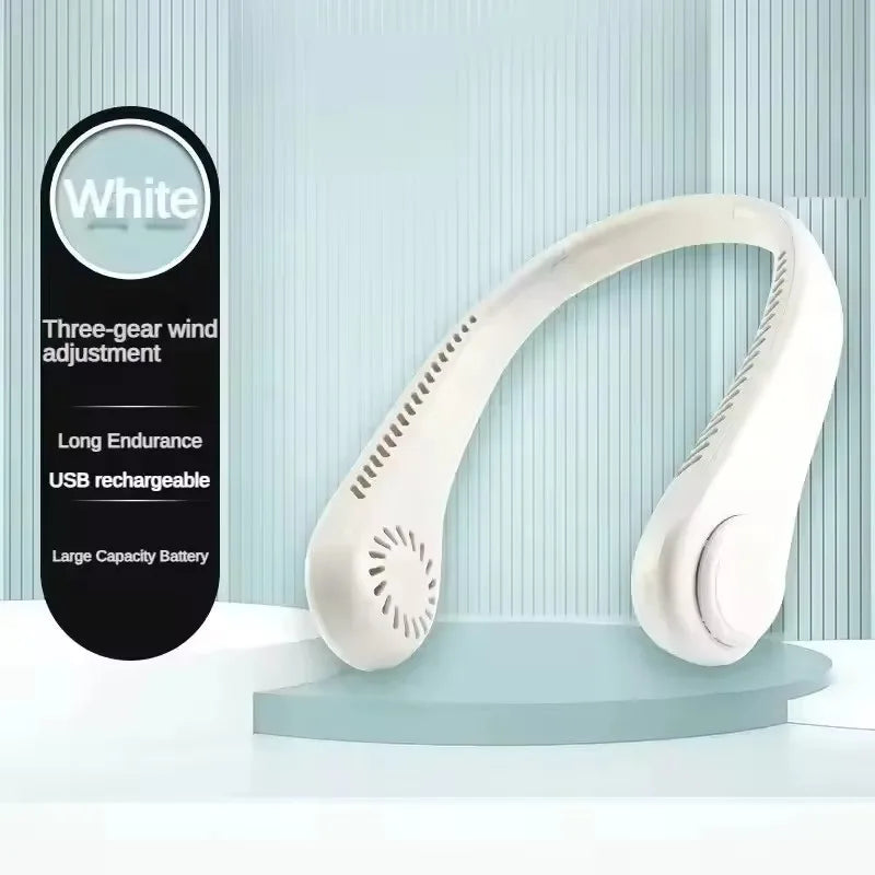 TINSOL ventilateur de cou rechargeable USB, LED – CLEVI Paris