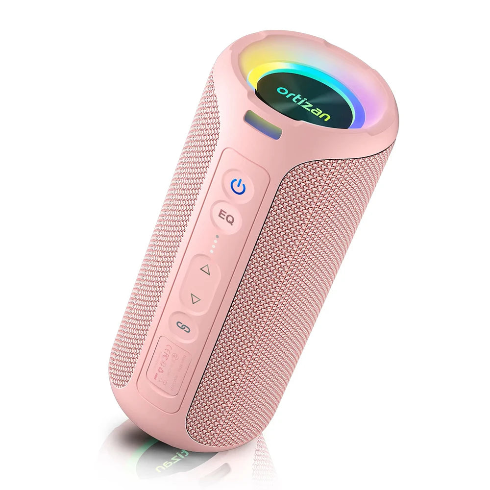 Enceinte Bluetooth 40W – IPX7, LED 7 Couleurs, TWS, 3 EQ, 6600mAh | Ortizan X8 Pro