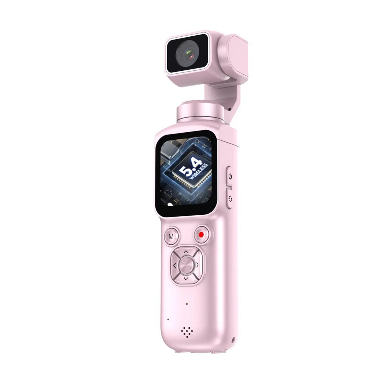 Caméra Vlog 4K WiFi Gimbal 330° Stabilisateur Écran Tactile 64MP – CLEVI Paris