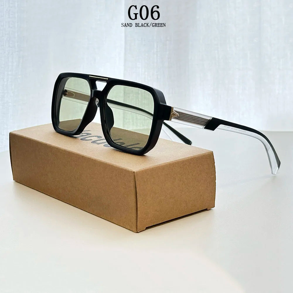 Lunettes de Soleil Carrées Vintage UV400 Outdoor Unisexe – CLEVI Paris
