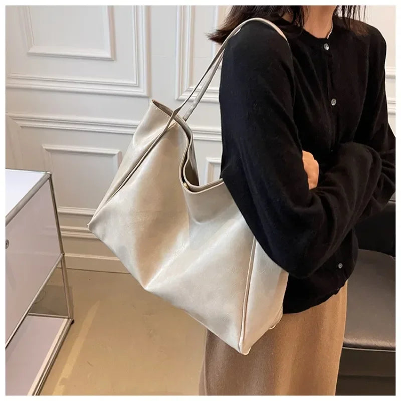 Sac Cabas Femme Cuir PU Grande Capacité — CLEVI Paris