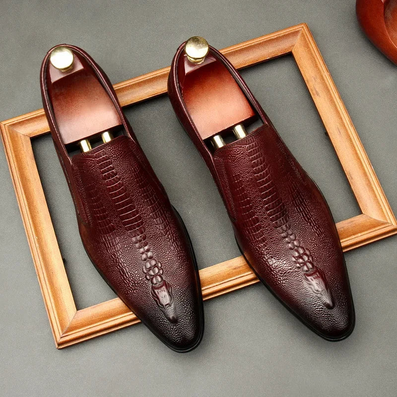 Oxford Homme Cuir Véritable Multi-Style – CLEVI Paris