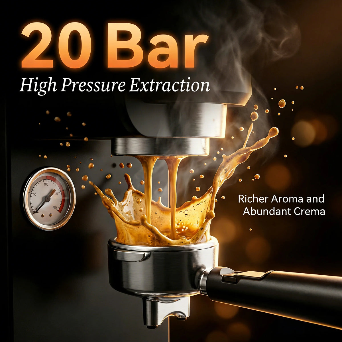Machine expresso 20 bars, mousseur à lait auto – CLEVI Paris