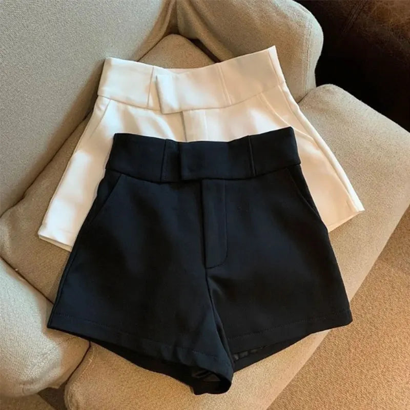 Short Femme Taille Haute à Sequins | Coupe A-Line Casual Polyester – CLEVI Paris