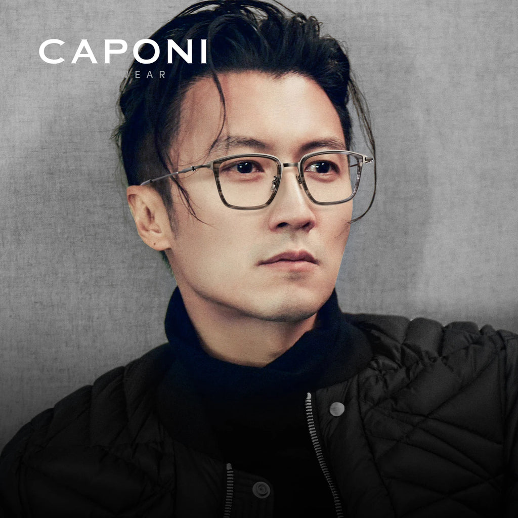 Monture CAPONI J35624 grise pour homme – CLEVI Paris