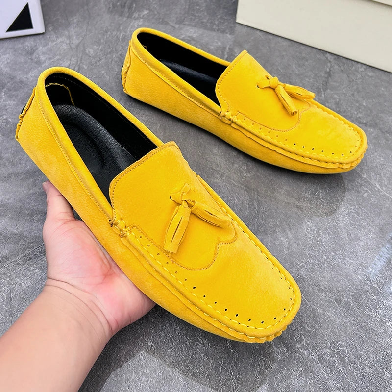 Loafers à Glands Homme Slip-On Léger Antidérapant | 7 Coloris – CLEVI Paris