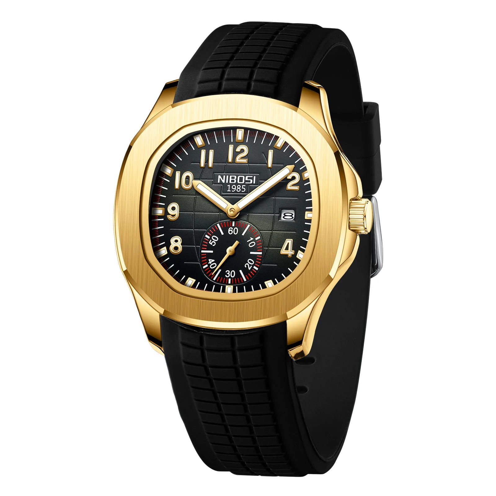 NIBOSI Montre Quartz Homme Sport Luxe Acier Lumineux Date Auto Anti-Magnétique – CLEVI Paris