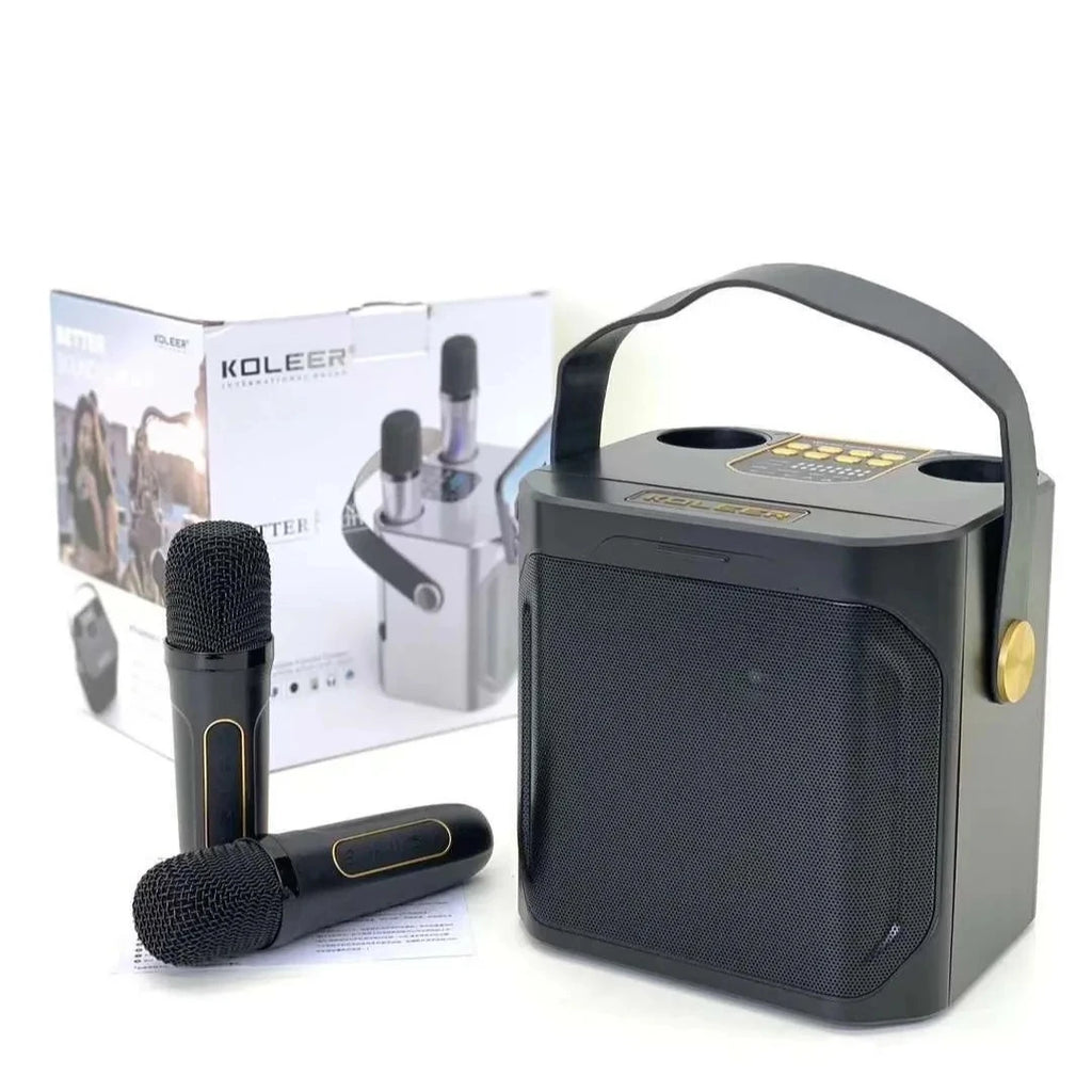 AyeBeau S882 Enceinte Karaoké 100W Bluetooth 5.3 2 Micros Changeur de Voix – CLEVI Paris