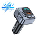 Transmetteur FM Bluetooth 5.1 Voiture Kebidumei – Charge Rapide 20W USB-C, Mains Libres, Lecteur MP3, Affichage Tension
