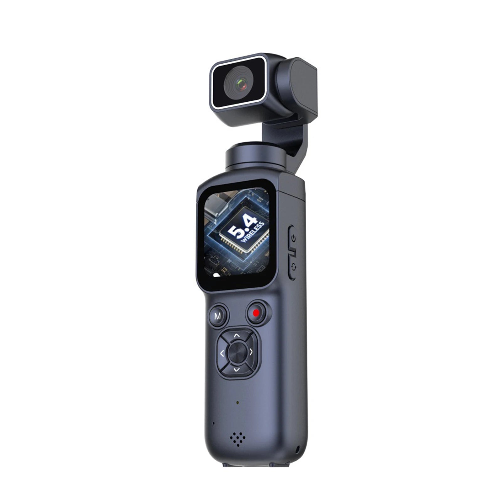 Caméra Vlog 4K WiFi Gimbal 330° Stabilisateur Écran Tactile 64MP – CLEVI Paris