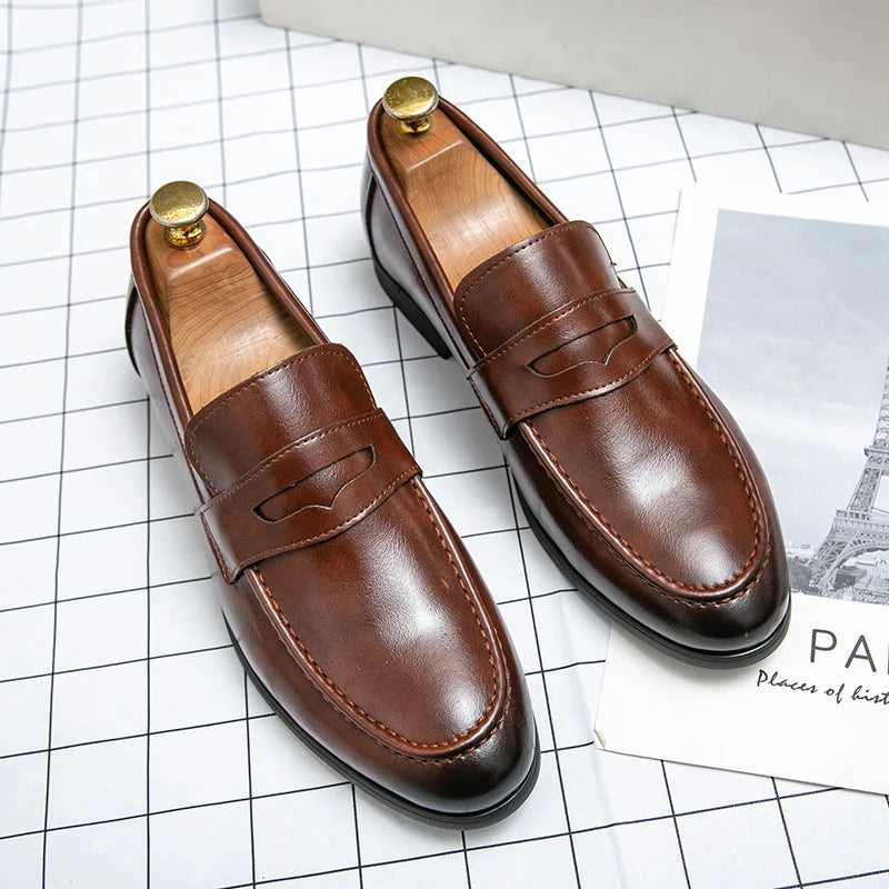 Mocassins en Cuir Décontractés pour Homme – CLEVI Paris