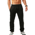 Pantalon Lin Coton Homme – Coupe Large Casual Printemps Été