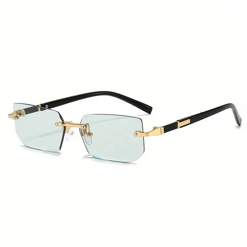 Lunettes de Soleil Sans Monture Rectangle Fashion — CLEVI Paris