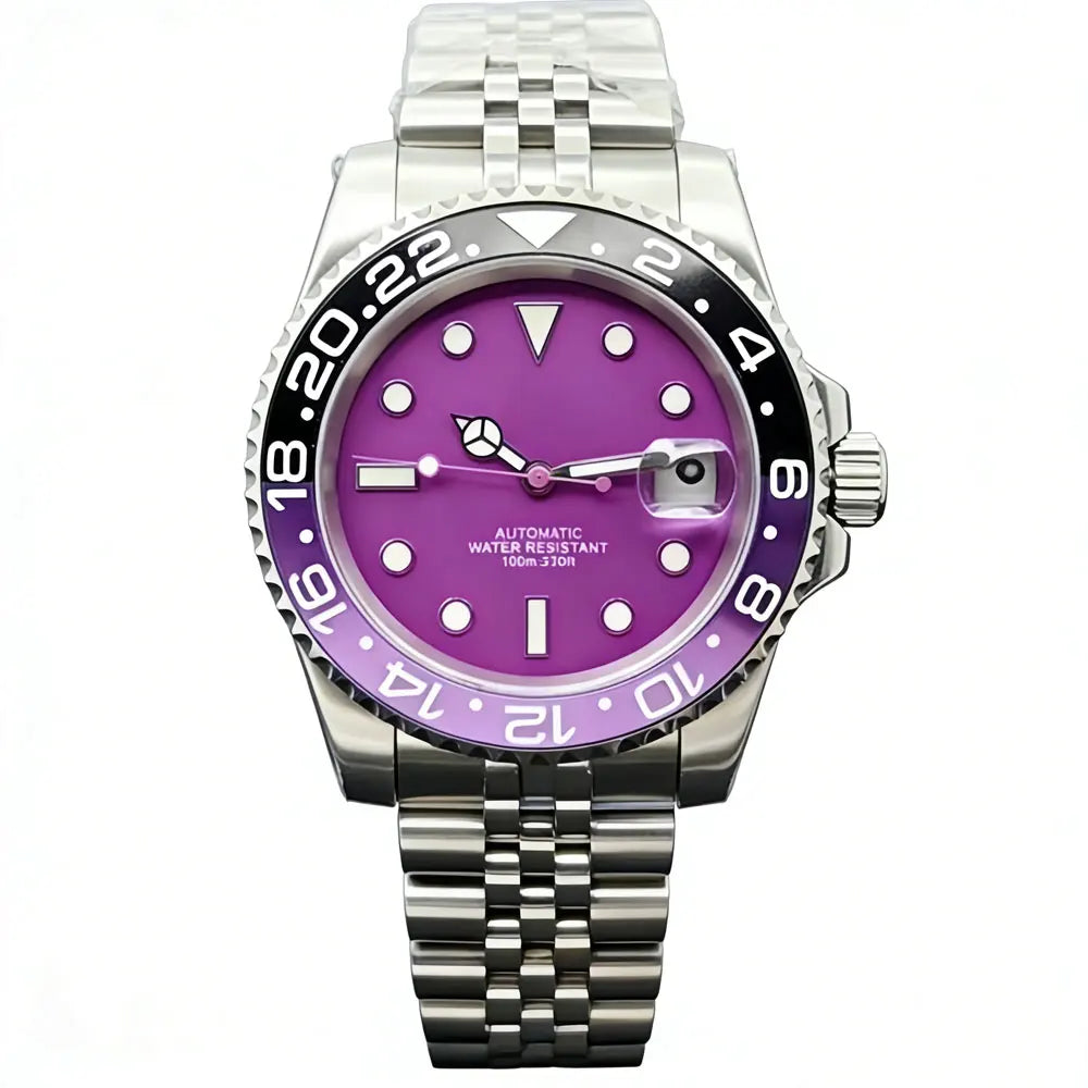 Montre Automatique Homme NH35 Diver Saphir Lumineux Étanche 100m – CLEVI Paris