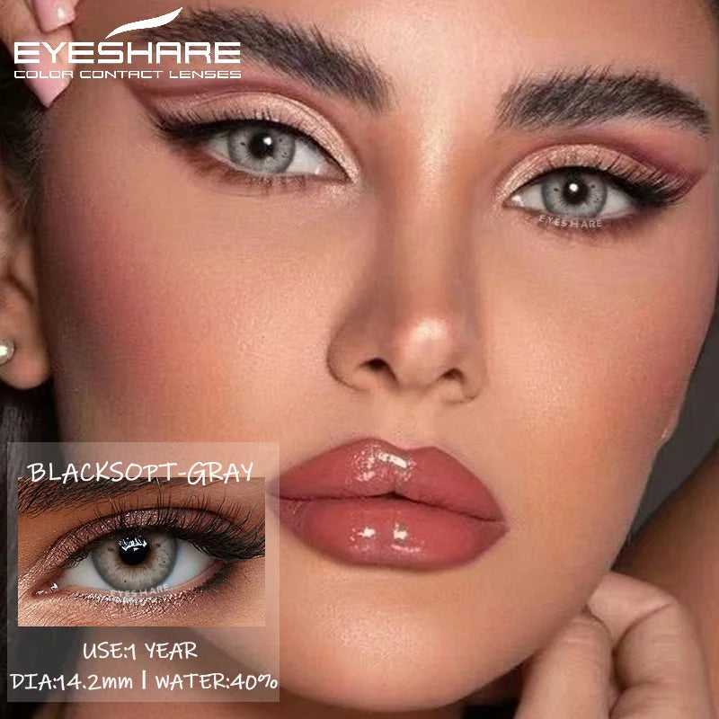 Lentilles de Contact Colorées EYESHARE | Usage Annuel Sans Correction | 15 Coloris | Maquillage & Quotidien – CLEVI Paris