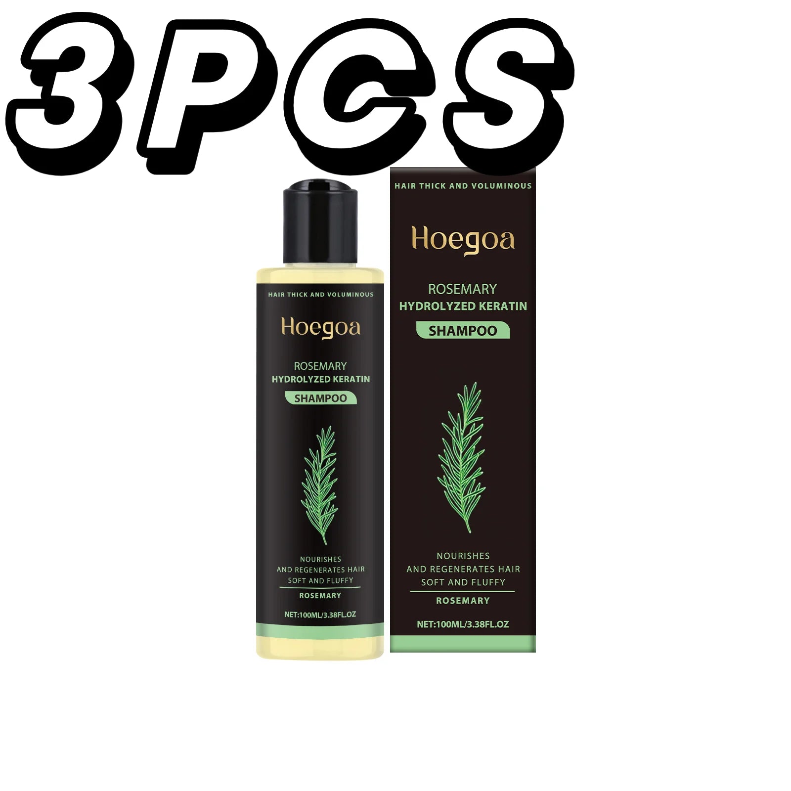 Shampoing Romarin Anti-Chute Anti-Pellicules Repousse 100ml — CLEVI Paris