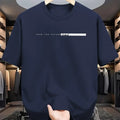 T-Shirt Homme Polyester Loose Col Rond Imprimé Grandes Lettres High Street 6 Coloris – CLEVI Paris