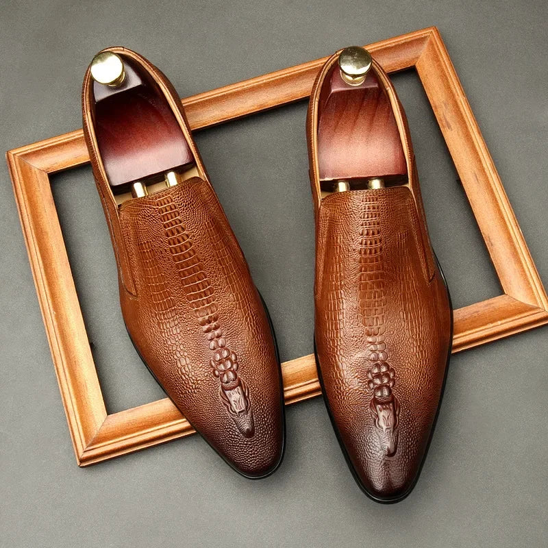 Oxford Homme Cuir Véritable Multi-Style – CLEVI Paris