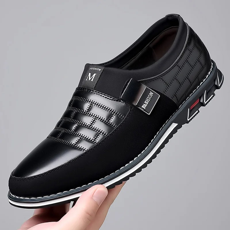 Chaussures Casual Homme PU Cuir Lacets Respirant Grande Taille | Business & Casual EU 38-50