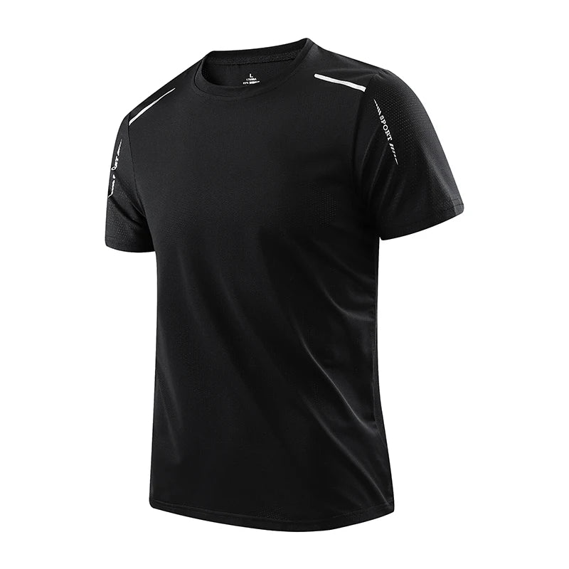 T-shirt Running Homme Manches Courtes Polyester | Séchage Rapide, Randonnée & Sport, 6 Coloris, Tailles M à 5XL – CLEVI Paris
