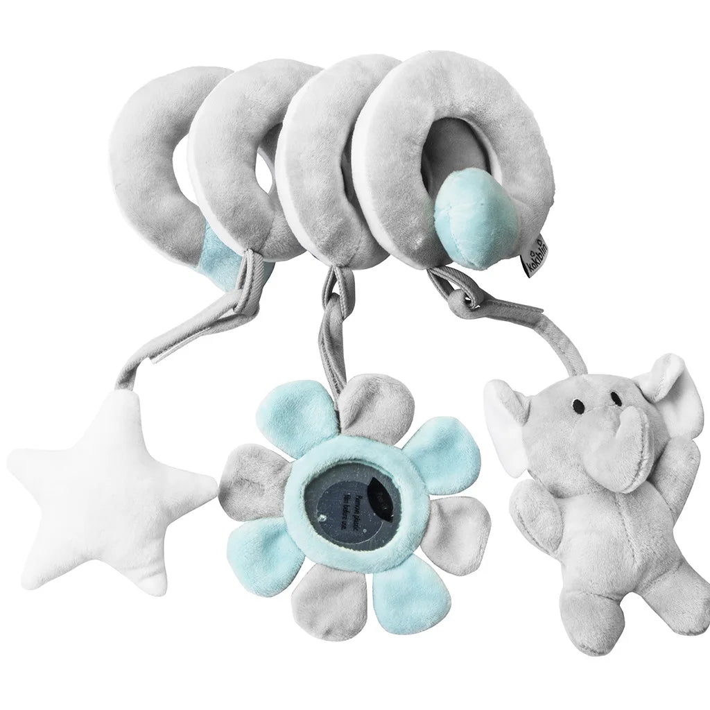 Jouet Sensoriel Bébé Spirale Peluche Animaux Musical Poussette Siège Auto QWZ – CLEVI Paris