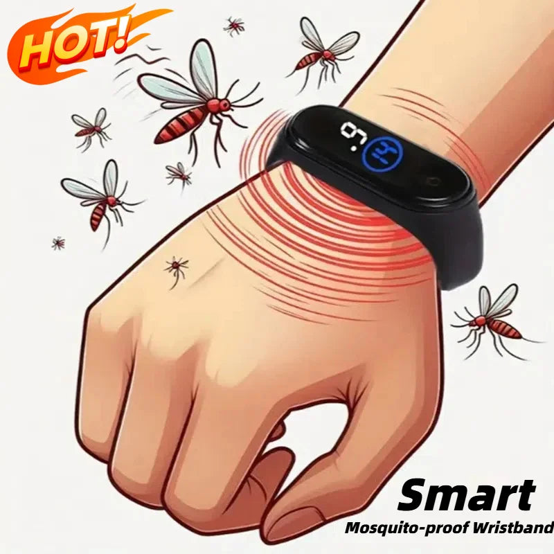Bracelet Anti-Moustiques Ultrasonique Portable — CLEVI Paris