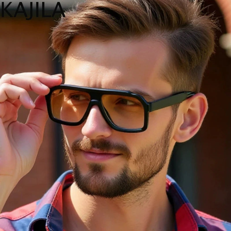 Lunettes de soleil carrées oversize Kajila – CLEVI Paris