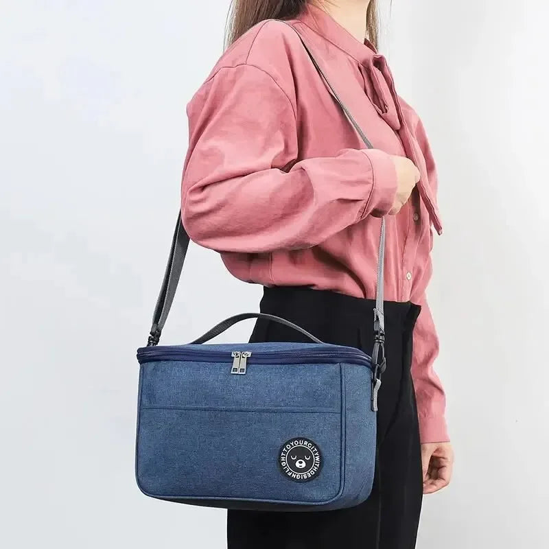 Sac Repas Isotherme Oxford Portable Bretelle — CLEVI Paris