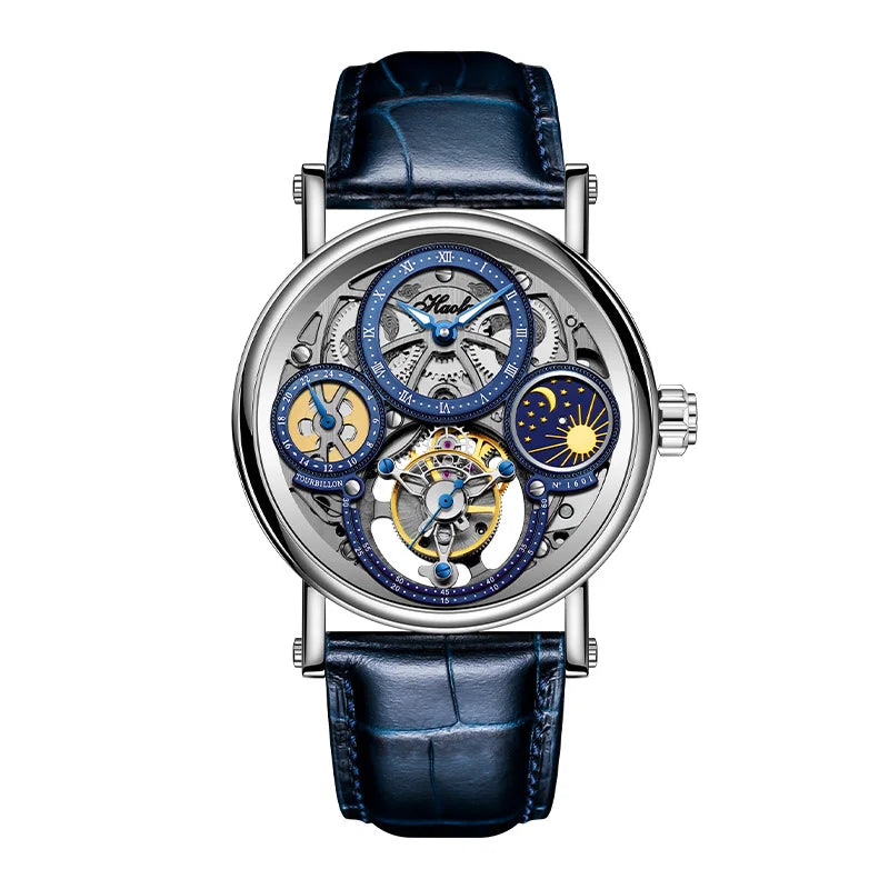 Montre Homme GMT Tourbillon Squelette Haofa Tiangong – CLEVI Paris