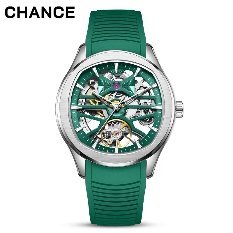 MORDO Montre Automatique Homme Squelette Acier Inoxydable Lumineux Sport 40mm – CLEVI Paris