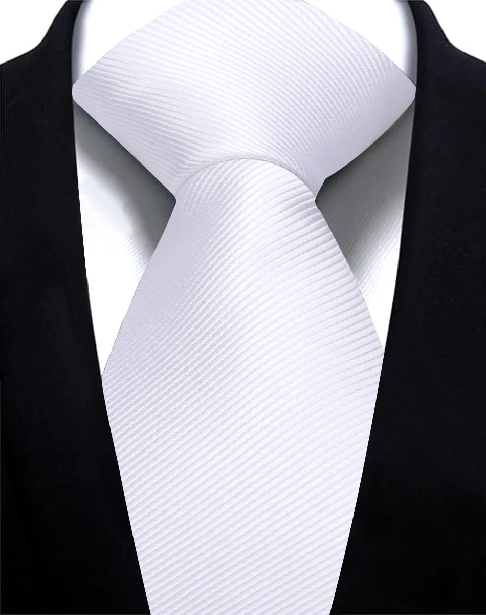 Cravate unisexe unie 7,5 cm – CLEVI Paris